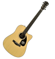 Fender CD-140SCE Spruce Solid Top | Rosewood Cutaway Dreadnought Electro Acoustic Guitar (Natural). 