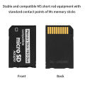 TISHRIC Memory Stick Pro Duo Card Reader Micro SD SDHC TF To Memory Stick MS Pro Duo Adapter for Game /PSP/Camera. 