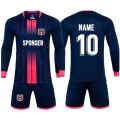 Soccer Jersey Set for Men Kids Soccer Tracksuit Jersey Kit Quick Drying Breathable Man Children Team Training Football Uniform. 