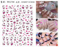 Miniso Kuromi Hello Kitty Nail Art Stickers Nail Decoration Animation Pokémon Barbie Princess 3D Nail Stickers Sliders For Nails. 