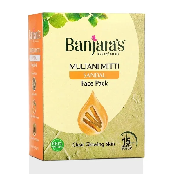 Banjara's%20Multani%20Mitti%20+%20Sandal%20Face%20Pack%20Powder%20100gms%20(5*20gms)%20-%20Image%203