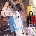 Kstyle Beg Wanita Women Fashion Canvas Elegant Classy Large Capacity Sling Bag Tote Bag Shoulder bag Handbag Tuition Bag Crossbody Bag - 9388. 