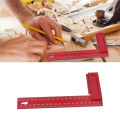 Positioning Aluminium Alloy L Ruler Carpenter Tool For Cutting Scribing♡. 