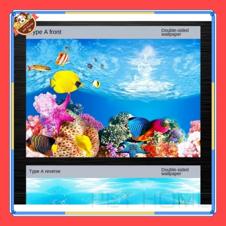 VibeVendor%203D%20Aquarium%20Background%20Fish%20Backdrop%20Static%20Cling%20Wallpaper%20Sticker%20Fish%20wallpaper%20background%20sticker%20painting%20-%20Image%208