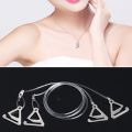 3 5 Pairs Invisible Spaghetti Bra Straps Transparent Underwear Thin Straps Non-slip Seamless Underwear Straps. 