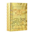 pokemon cards golden 55 s Anime Pokemon PVC English Cards Rainbow Gold Silver Black Pikachu Charizard Mew Collection Battle Game Cards Toys GiftsParty Games Crafts. 