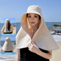 Summer Sunscreen Hat Women's Anti-ultraviolet Shawl Hat Cycling Neck Guard Hat Sunshade Fisherman Sun Face-covering. 