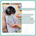Anti-knock Back Cover Phone Case For ZTE Blade A75 5G/Nubia Focus 5G/Calf 5G phone lens protection Rotatable stand cute. 