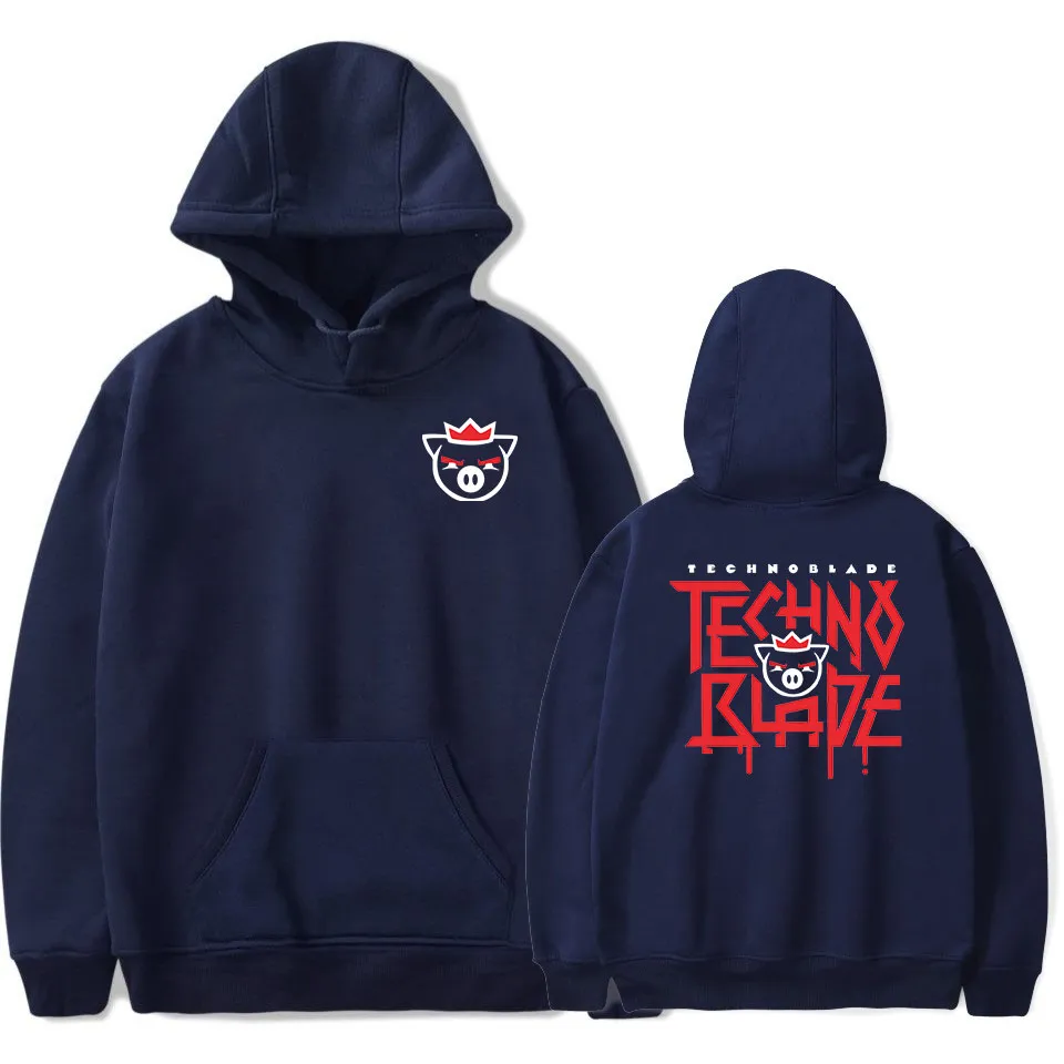 2022 Hot Sale New Technoblade Merch 2D Print Hooded Sweatshirt - Main Image