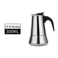 Compact Coffee Pot Efficient Sleek Design Heat-Resistant Moka Coffee Maker Large Capacity Stove Top Coffee Maker for. 