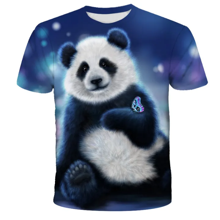 Fashion%20Cute%20Panda%20Animel%203d%20Printed%20Men%20Women%20Children%20Clothing%20Short%20Sleeve%20T-shirt%20Bamboo%20Shoots%20Theme%20Classic%20Tees%20Top%20Male%20-%20Image%202