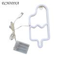Party Led Light Led Neon Ice Cream Lamp Wall Art Decoration Decorative Neon Light. 