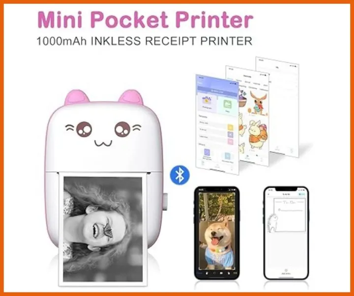 Portable%20Printer,%20Mini%20Pocket%20Printer,%20Mini%20Thermal%20Printer,200DPI%20Wireless%20Bluetooth%20BT%204.0%20Photo%20Printer,%20Label%20Memo%20Receipt%20Paper%20Smart%20Printer%20with%201%20Roll%20Thermal%20Paper%20(Pink)%20-%20Image%203