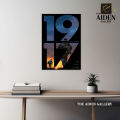 1917 Movie Poster A3 Size (29.7 cm x 42 cm) Unframed Poster Print Wall Décor. 