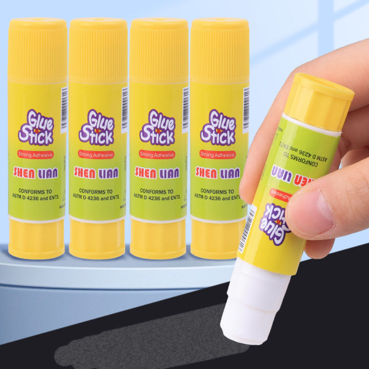 1/4Pcs Solid Glue High Viscosity Solid Glue Stick Safety Adhesive For Adhesive Home Art Paper Card Photo Stationery
