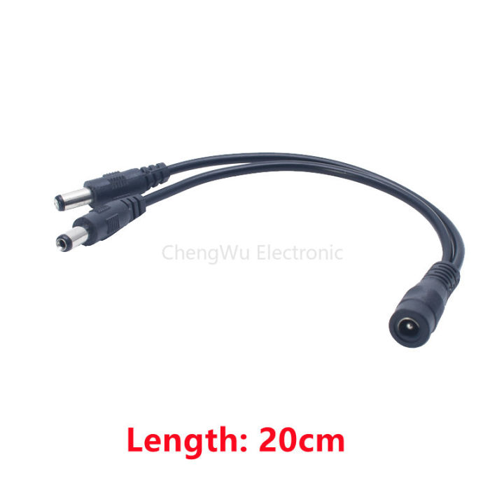 1pc%202%20Way%20DC%20Power%20Adapter%20Cable%205.5mmx2.1mm%201%20To%202%20Male%20Female%20Splitter%20Connector%20Plug%20Extension%20for%20CCTV%20LED%20Strip%20Light%20C1%20-%20Image%203