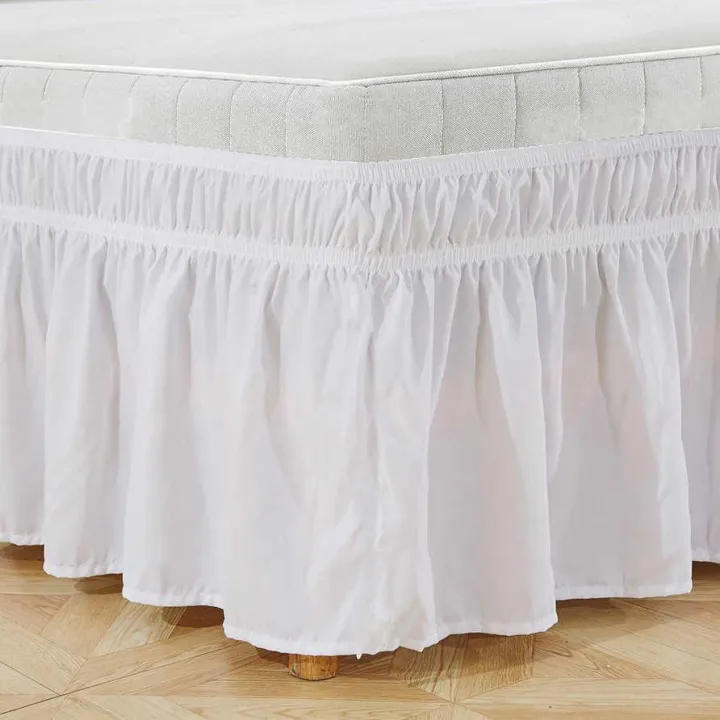 Elastic%20Polyester%20Bed%20Ruffle%20Skirt%20Easy%20Fit%20Spread%20Cover%20Valance%20Bedroom%20Home%20Comfortable%20Soft%20Breathable%20-%20Image%204