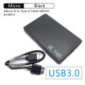2.5 Inch External Hard Drive Case Enclosure USB 3.0 5Gbps Hard-drives Disk Box Tool-Free Portable For SATA HDD SSD PC Laptop. 