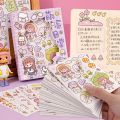 【Well 11 Girl Sticker Notebook Stickers Cartoon Cute Paste Decorative Small Pattern Children INS Size Notebook Diary DIY Material Water Cup Waterproof Transparent. 