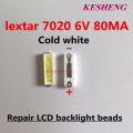 【UrbanNomad】100 pz/lotto Lextar SMD LED 7020 6 V 0.5 W 50LM Bianco Freddo Per La TV Retroilluminazione. 
