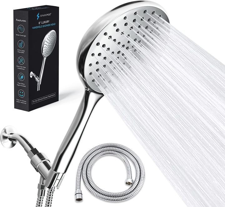 Brassco Hand Shower Full set High Pressure Water Saving Shower Hand Shower Nozzle Toilet Bath