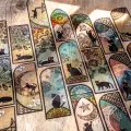 Panda Online 6PCS Helia's Daily Series PET Waterproof Bookmarks for Books Holder Share Book Markers Tab Decoration. 