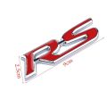 【Miga Plaza】Car Sticker Emblem Badge RS Logo Decal For Ford. 