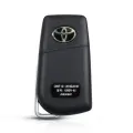 Flip Folding Remote Key Shell for Toyota Levin Camry Reiz Highlander Corolla Key Case Toy48 3 Buttons. 