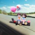 Car Dashboard Decorations Miniature figure Statue for Party Girls Gifts Tree fork cute. 