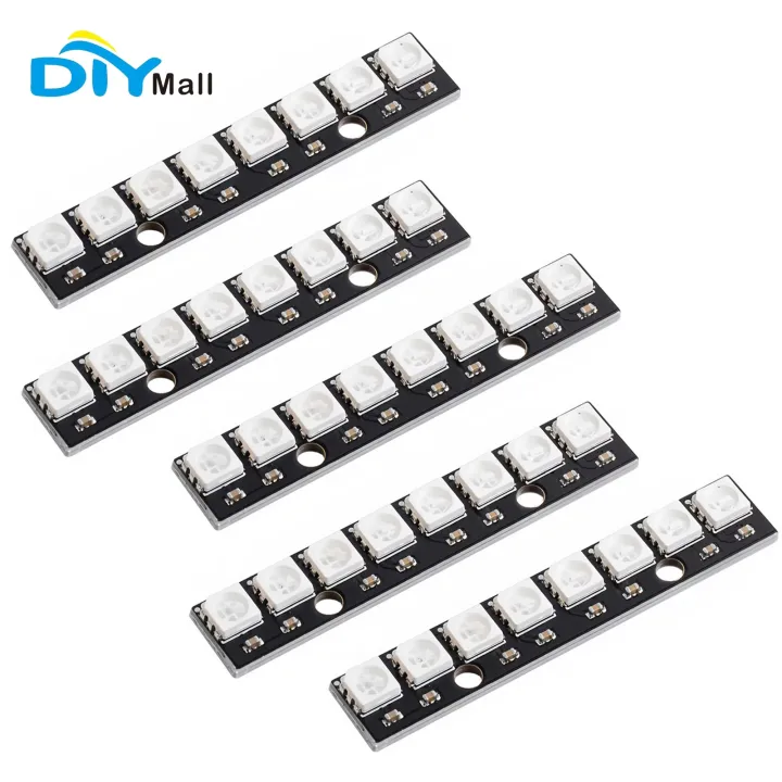 5PCS%208Bits%20WS2812%205050%20RGB%20LED%20Module%208%20Channel%20Built-in%20Lights%20Full%20Color-Driven%20Development%20Board%20for%20Arduino%20Black%20-%20Image%204