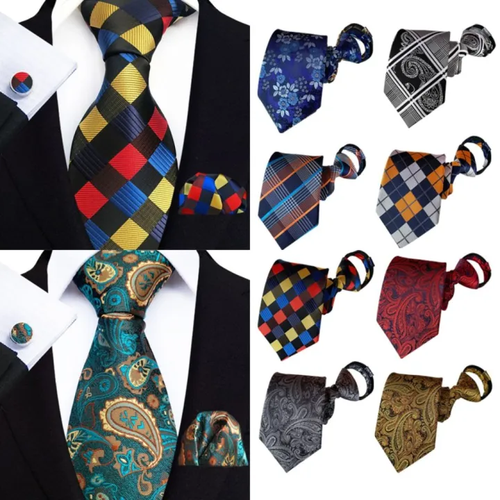 Fashion%20Silk%20Material%20Pre-tied%20Necktie%20Striped%20Design%20Rubber%20Fastener%20Lazy%20Ties%20Slim%20Cut%20Zipper%20Necktie%20Gift%20Giving%20-%20Image%208