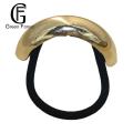 Elastic Hair Ring Boho Style Metal Hair Ring Bracelet Adjustable Ponytail Cuff for Women Trendy Hair Accessory for Healthy Hair Tie. 