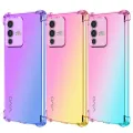 lthmy for Vivo V23 Pro 5G Gradient Color Case Cover Soft TPU Silicone Phone Cases Back Cover Shockproof Casing. 