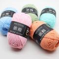 50 Grams/Ball Baby Milk Cotton Yarn For Hand Knitting Crochet Worsted Wool Thread Colorful Eco-dyed DIY Needlework. 