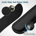 S Gel Memory Foam Set Keyboard Wrist Rest Pad, Mouse Wrist Cushion Support for Office, Lightweight,Black. 