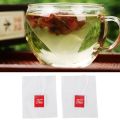 1000Pcs5.5 X 7Cm Pyramid Tea Bag Filter Nylon Tea Bag Single String Label Transparent Empty Tea Bag. 