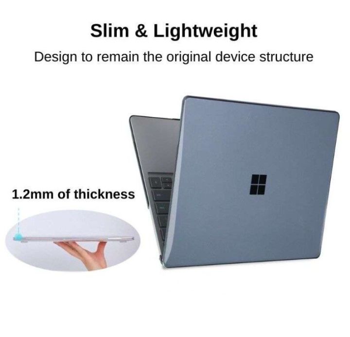CRYSTAL%20CLEAR%20Hard%20PC%20Case%20Microsoft%20Surface%20Laptop%20Go%205%204%203%202%201%2012.4%2013.5%201868%201951%201769%201867%201958%201950%20Cover%20Casing%20-%20Image%207