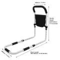 Bed Aid Support Handrail Adjustable Anti Slip Bed Rail for Home. 