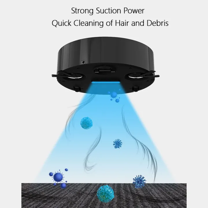(Black)Household%20Sweeping%20Robot%20Low%20Noise%20Sweeping%20Vacuum%20Cleaner%20Cleaning%20Brush%20Fiber%20Mop%20Hair%20Quick%20Cleaning%20-%20Image%203