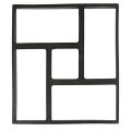 【BestGO】1Pcs Pavements Mold Paving  Moulds Cement Bricks Concretes Molds Road Maker Mold. 
