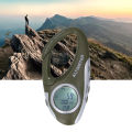 Digital Altimeter Barometer, Hook Type Digital Altimeter ABS Housing Simple Operation for Climbing. 