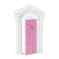 Dollhouse Miniature Door Smooth Lacquer Good Workmanship 1:12 Mini Model Kids DIY. 