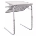 Foldable Computer Table - White. 