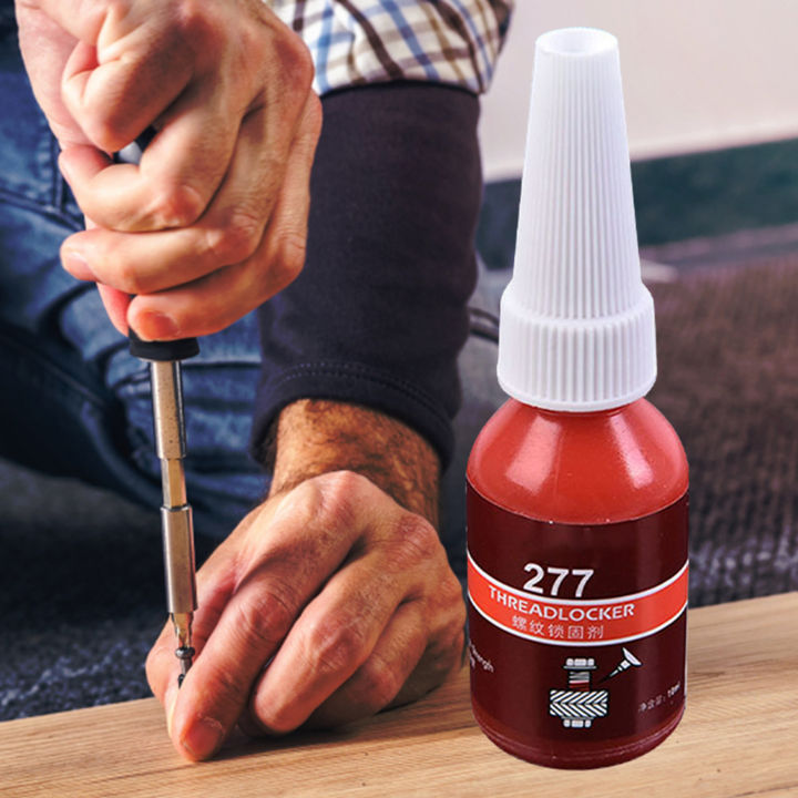 10ml Screw Lock Threadlocker Loctite 277 Red Screw Glue Thread Locking Agent Anaerobic Glue Anti-loose Thread Sealants