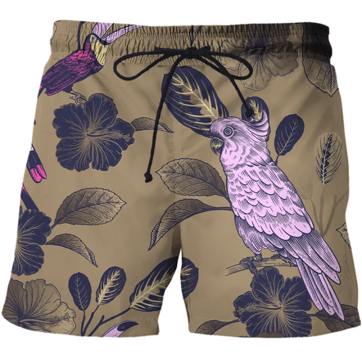 Summer%20New%20Swim%20Beach%20Shorts%20Men%203d%20Parrot%20Print%20Quick-drying%20Fashion%20Cool%20Sports%20Shorts%20Men'clothing%20Dropshipping%20Pants%20Teen%20-%20Image%206