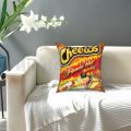Hot Cheetos Pillow Case Printed Home Soft Throw Pillow Flaming Hot Cheetos. 