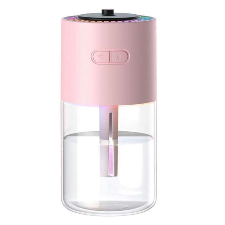 SWRFH silent humidifier starry sky light shaking portable car atomizer compact with star projector mini home spice machine