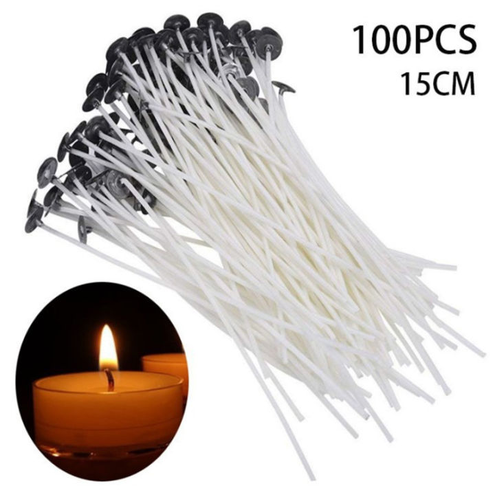 100PCS Quality Cotton Candle Wick Smokeless Wick Candle Cotton Candle Wicks