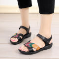 【36-43Code】Summer Mom Slippers Women's Soft Middle-Aged and Elderly Flat Shoes Simple Comfortable Waterproof Non-Slip. 