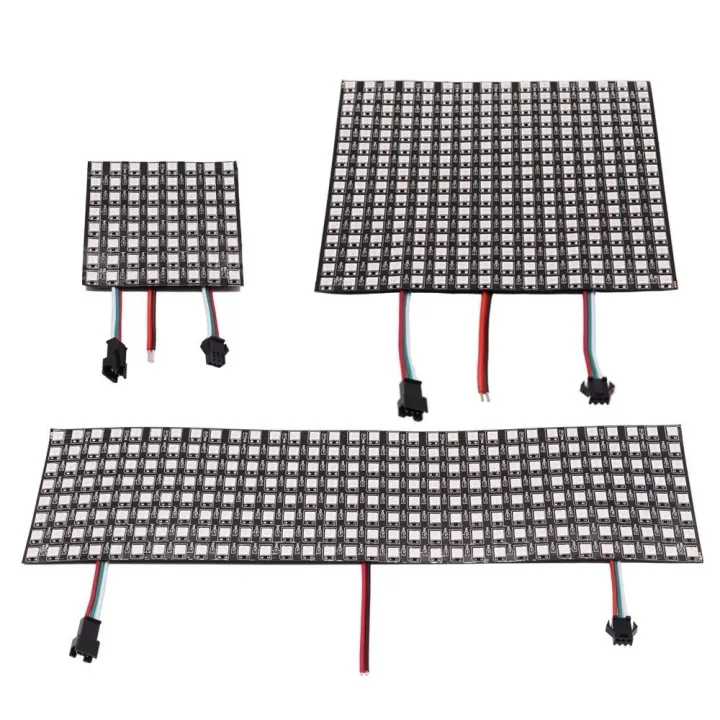 Individually Addressable Flexible 8x8 16x16 8x32 with IC WS2812 WS2812B ...